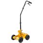 VEVOR Máquina de Marcado de Líneas de Estacionamiento con 4 Ruedas Amarillo, para Campo de Juego, Cancha de Fútbol, Capacidad de 6 Latas de Pintura, Ancho de Línea 50-100 mm, con Boquilla Adaptadora