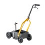VEVOR Striping Line Marking Machine 9-Can Capacity Black with 4 Wheels, Parking Lot Striping Machine, 50-100 mm Adjustable Line Width, Heavy Duty, Fast and Accurate Marking, with Adapter Nozzle