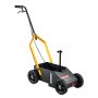 VEVOR Striping Line Marking Machine 9-Can Capacity Black with 4 Wheels, Parking Lot Striping Machine, 50-100 mm Adjustable Line Width, Heavy Duty, Fast and Accurate Marking, with Adapter Nozzle