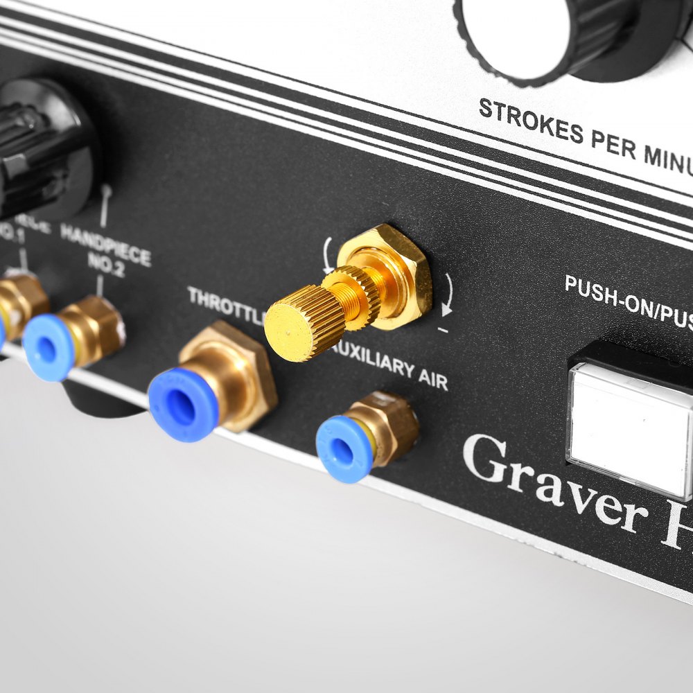 Máquina De Grabado Neumática De Doble Extremo De 220v 75w Grabadora De Joyas