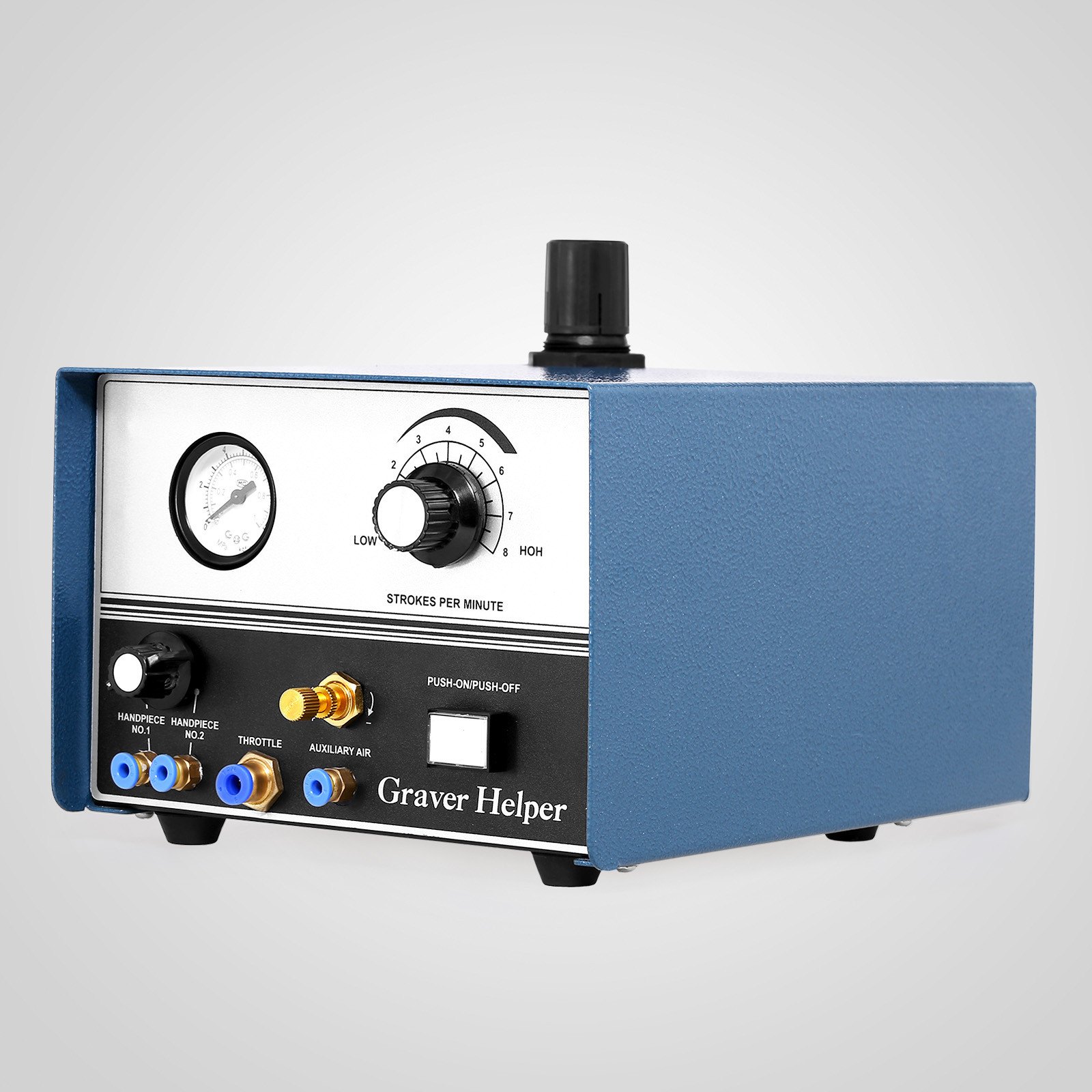 Máquina De Grabado Neumática De Doble Extremo De 220v 75w Grabadora De Joyas