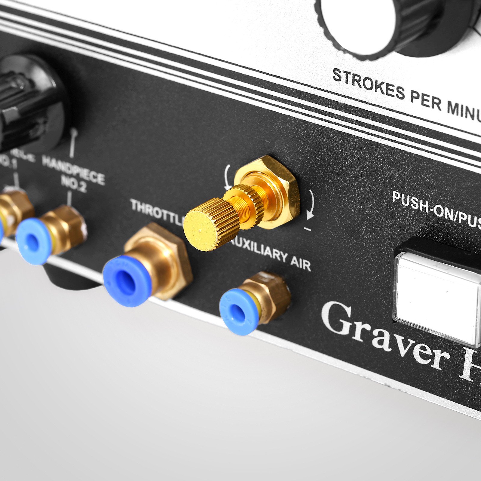 Máquina De Grabado Neumática De Doble Extremo De 220v 75w Grabadora De Joyas