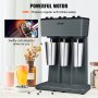 VEVOR Batidora Eléctrica Para Batidos de 3 Cabezales Batidora 1125 W 3 Velocidades de 15000/18000/21000 rpm 3 Tazas de Acero Inoxidable 820 ml Para Hacer Bebidas Batidos Té con Leche Barra Casera