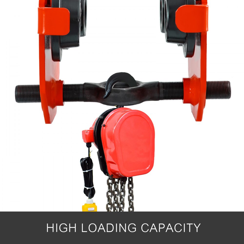 4400lbs 2t Push Beam Trolley Carro Manual Inoxidable Para Carretillas Fábricas