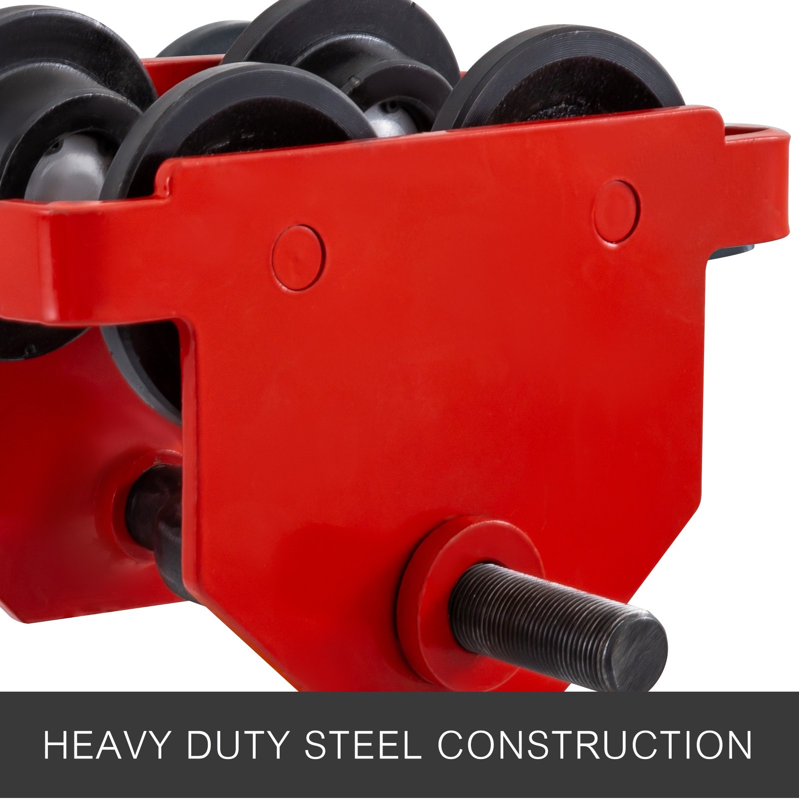 4400lbs 2t Push Beam Trolley Carro Manual Inoxidable Para Carretillas Fábricas