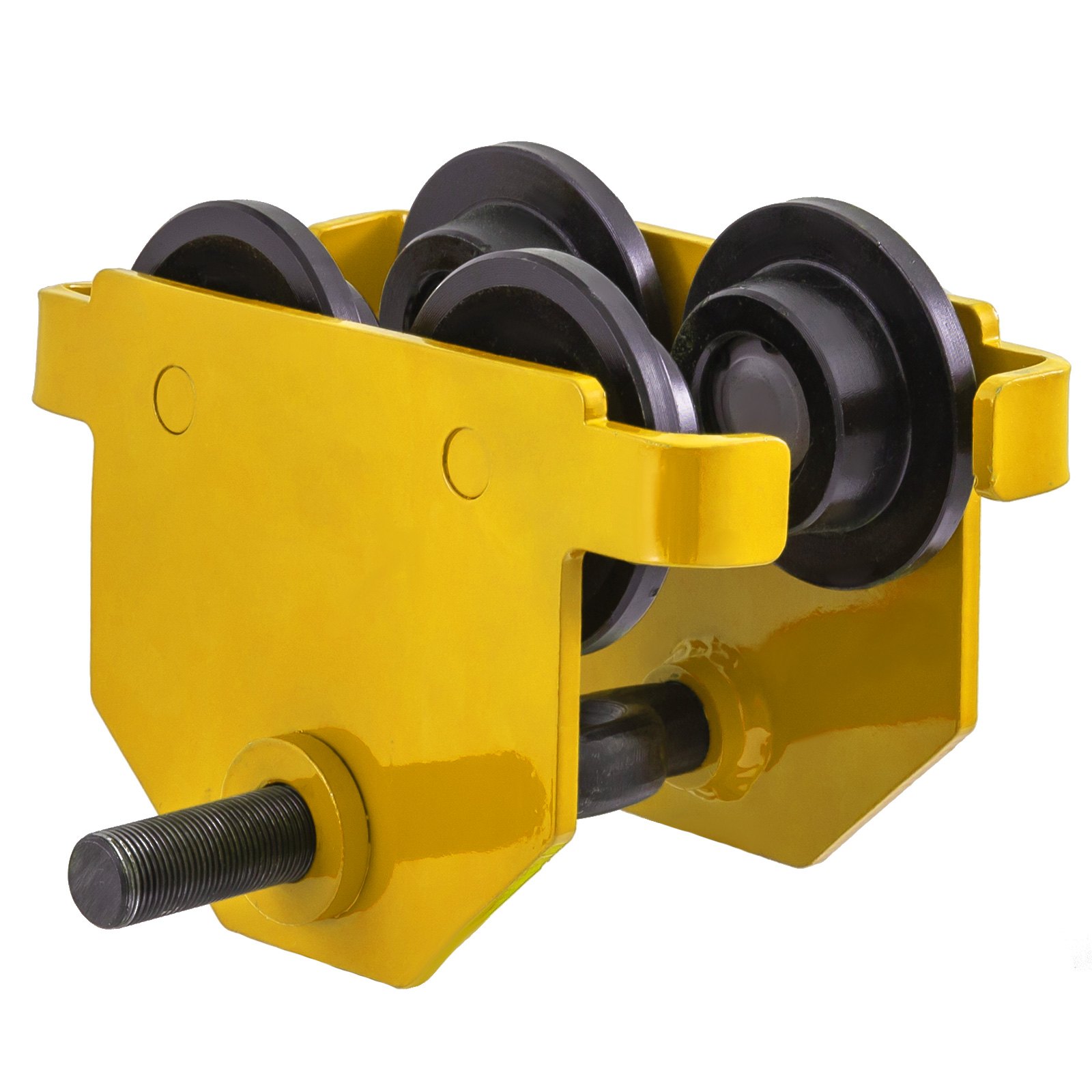 2t Carro De Empuje Manual Rodamiento Ajustable Push Carro Elevación De Grúa