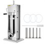 VEVOR Embutidora De Salchichas Vertical De Acero Inoxidable Dos Velocidades 7L Es Perfecto para Hacer Salchichas Chorizo Hot Dogs Bratwurst Etc