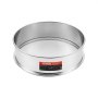 VEVOR Tamiz de Harina Malla 12 Colador de Malla Fina 32cm Acero Inoxidable 304 de Grado Alimenticio para Pastelería 5 Tamaños de Orificios de Malla para Frijoles Mungo, Arroz, Harina, Polvo de Perlas