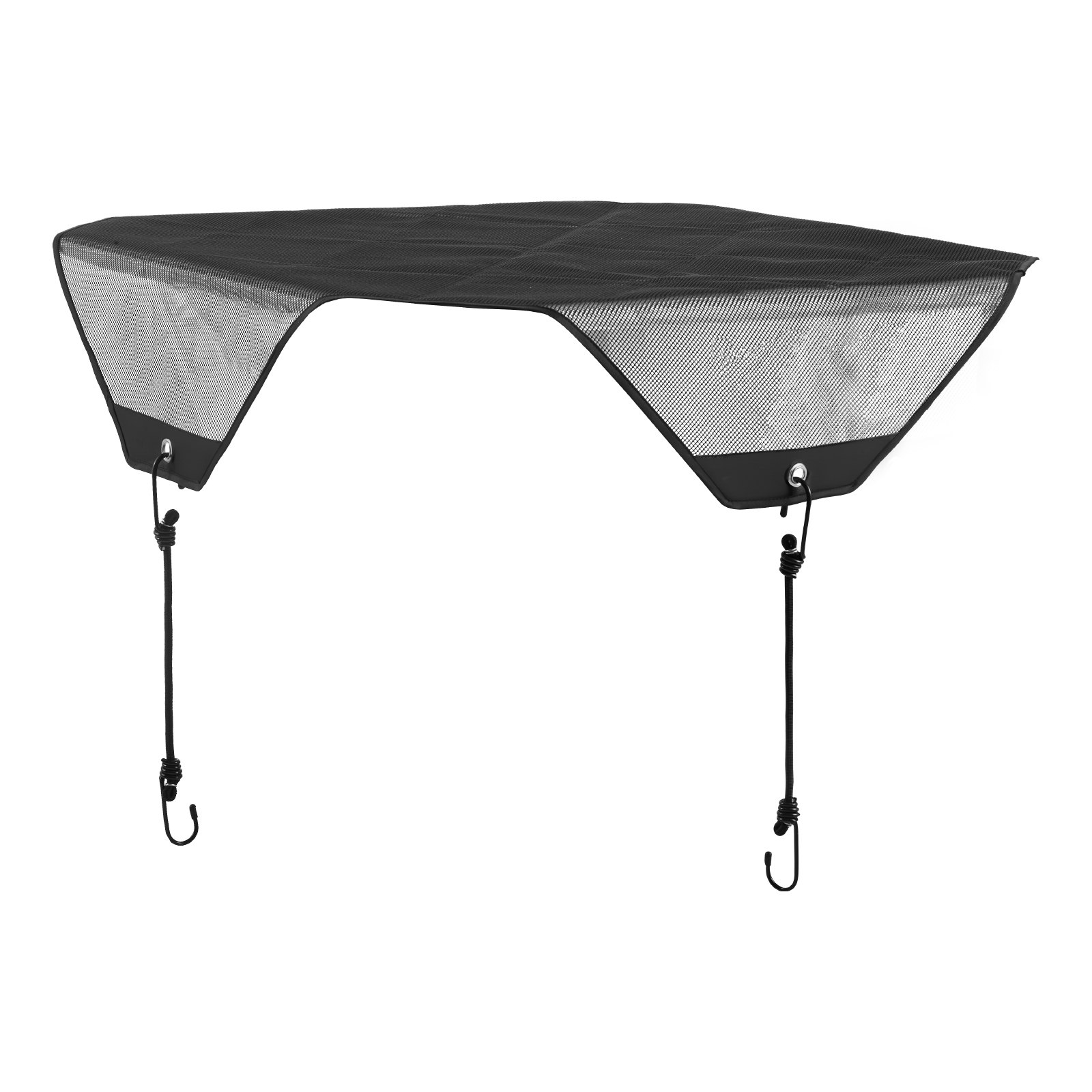 VEVOR Funda Protectora para Aire Acondicionado Exterior 810 x 810 mm, Malla de PVC con Ganchos Elásticos, Resistente al Desgarro, para Todas las Estaciones, Color Negro, No Resistente al Agua