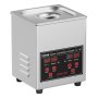 VEVOR Limpiador Ultrasónico 1,3 L Máquina de Limpieza 50 W con Temporizador y Calentador Limpiador Ultrasónico Digital 40 KHz con Cesta para Reloj Gafas Soporte de Joyería Piezas Industriales