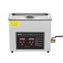 VEVOR Limpiador Ultrasónico 6L, Bandeja Ultrasónica Digital de Acero Inoxidable con Calefacción Tiempo y Temperatura Ajustable Dispositivo de Limpieza Ultrasónica para Joyería Gafas Relojes