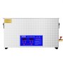 VEVOR Limpiador Ultrasónico 10 L Máquina de Limpieza Ultrasónica Profesional de 300 W con Temporizador y Calentador 40 kHz con Cesta para Piezas de Armas, Balas, Suministros Militares