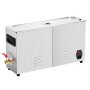 VEVOR Limpiador Ultrasónico 10 L Máquina de Limpieza Ultrasónica Profesional de 300 W con Temporizador y Calentador 40 kHz con Cesta para Piezas de Armas, Balas, Suministros Militares