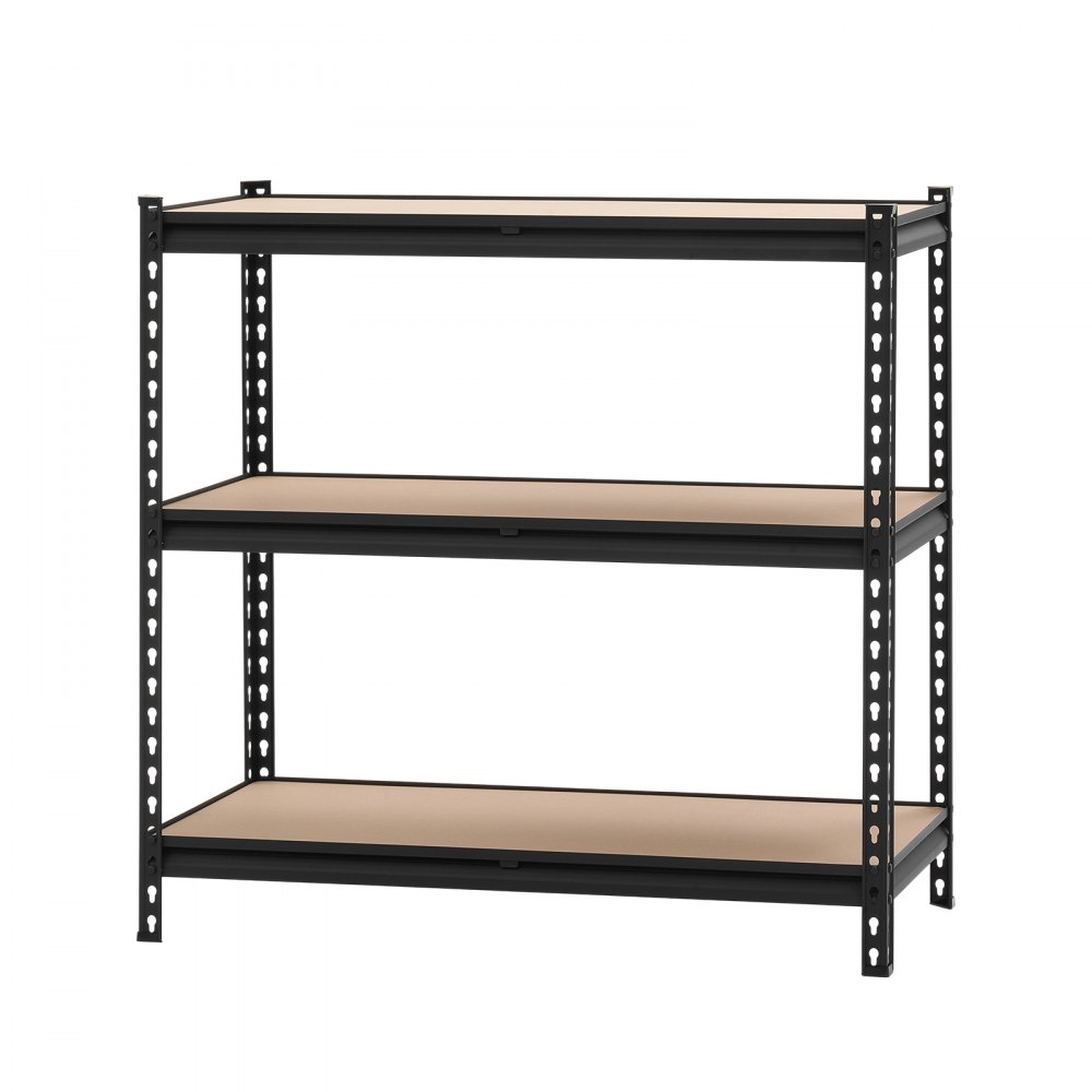 VEVOR Estantería Almacenaje Metálica de 5 Niveles 923 x 459 x 1813 mm, Estantería Multiusos Altura Ajustable, Capacidad 907,2 kg en Total con Estructura de Acero para Sótano Dormitorio Trastero Garaje