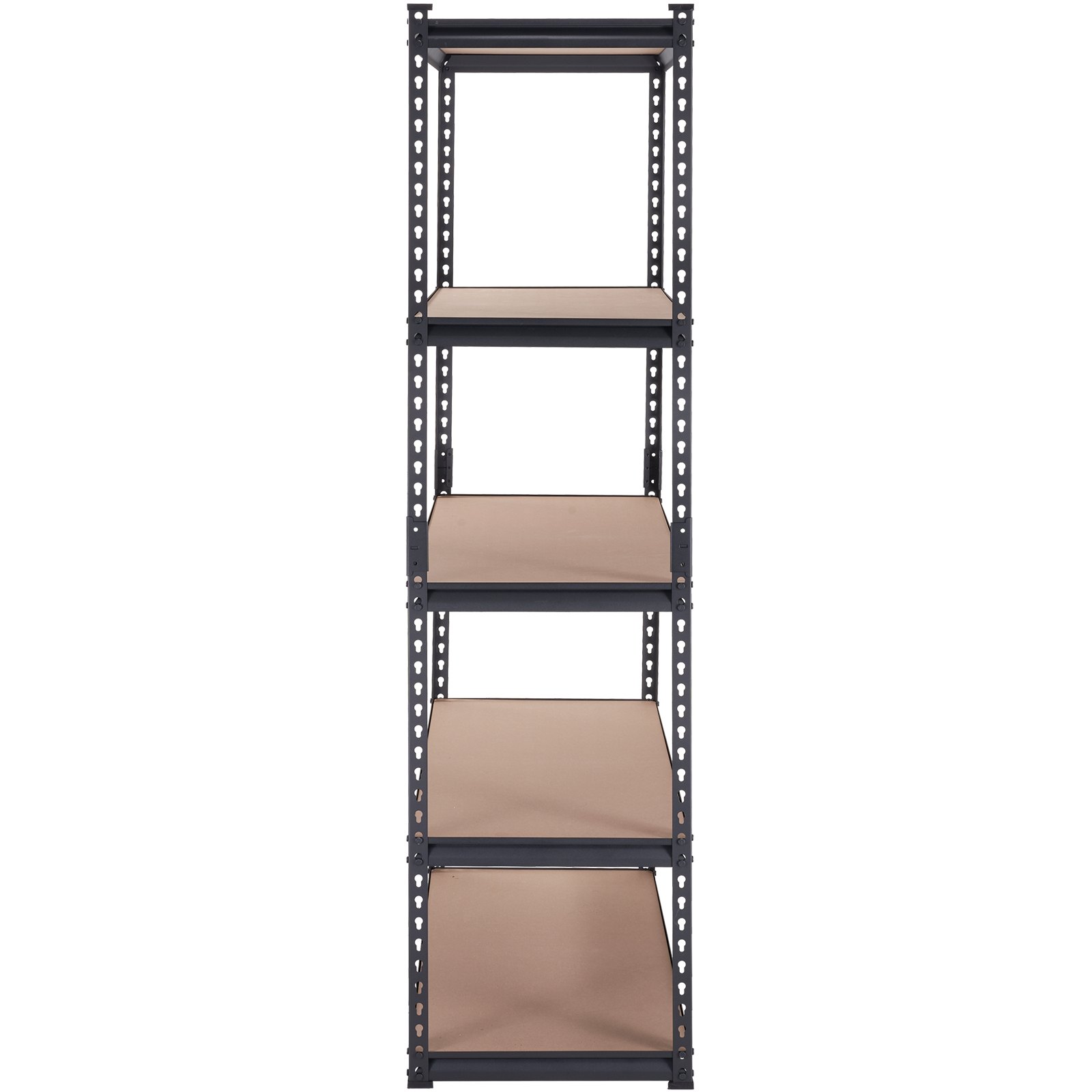 VEVOR Estantería de Almacenamiento Ajustable de 5 Niveles Estantería Metálica de Alta Resistencia Carga de 907,2kg 90x45x182,88 cm Estantería de Almacenamiento para Cocina Taller Sótano Baño Lavadero