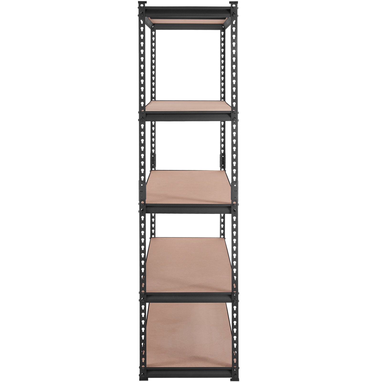 VEVOR Estantería de Almacenamiento Ajustable de 5 Niveles 121,9x45x182,9 cm Estantería Metálica de Alta Resistencia Carga 907,2 kg Estantería de Almacenamiento para Cocina Taller Sótano Baño Lavadero