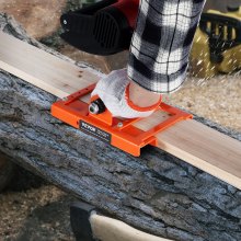 VEVOR Molino de Motosierra Portátil Guía de Corte Vertical Ancho de Corte de 2"-6" Accesorio para Motosierra de Hierro Fundido Accesorio de Fresado para Madera Liviano para Constructores y Carpinteros