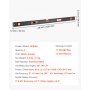 VEVOR Nivel Digital de Aluminio 1200 mm, Nivel Electrónico Magnético con Burbujas de 0°/45°/90°, Pantalla LED Retroiluminada, 4 Unidades de Medida, Bolsa para Construcción Carpintería Bricolaje Hogar