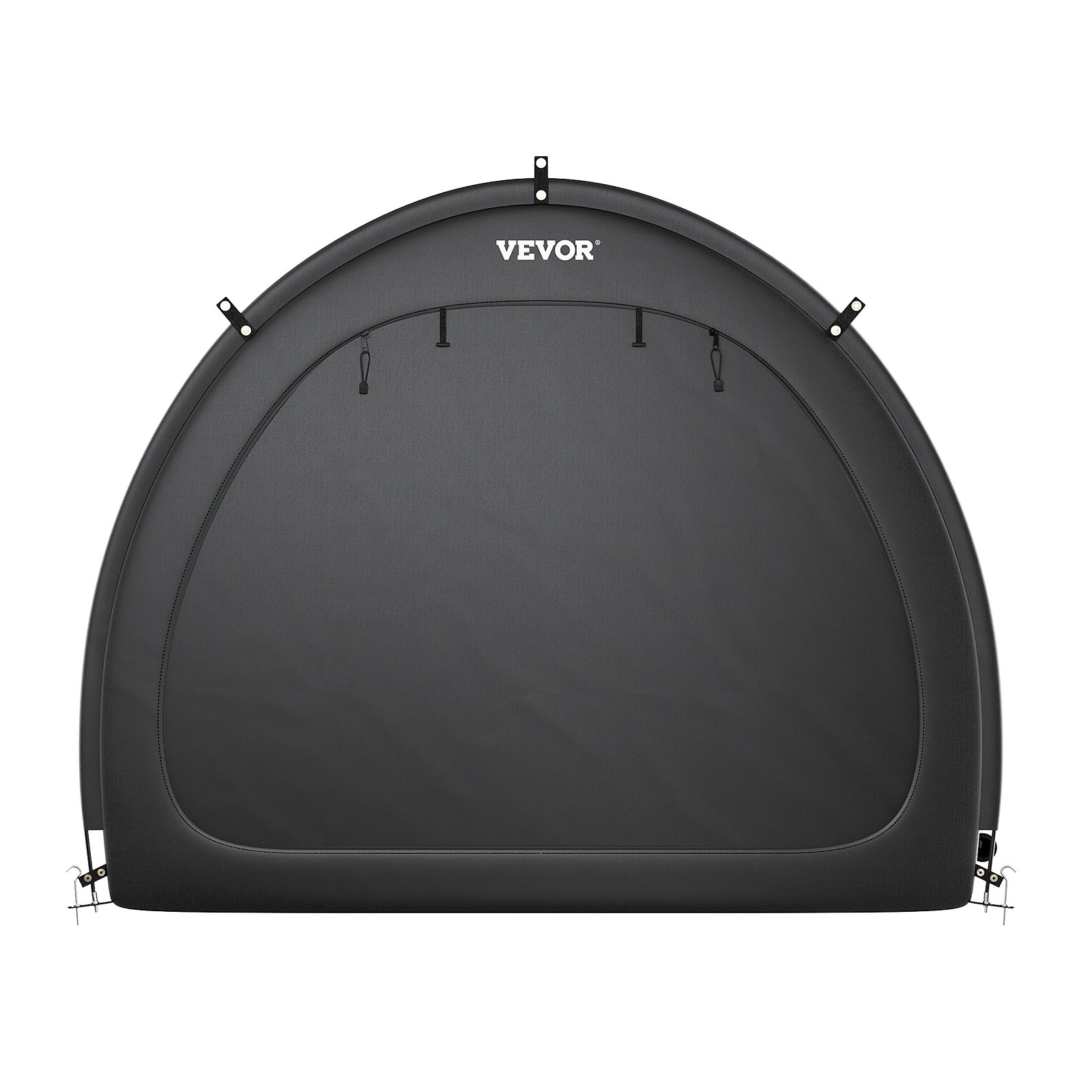 VEVOR bicycle tent, 4 to 5 bicycles, spacious bicycle garage with ventilated window, fan-shaped bicycle shed with high-strength fiberglass & double door, 1706x2133x1524 mm