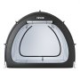 VEVOR Tienda de Campaña para Bicicletas, Tienda Impermeable en Forma de Abanico 1706x2133x2438mm con Ventana Ventilada, Fibra de Vidrio de Alta Resistencia y Cremalleras Dobles para 5+ Bicicletas