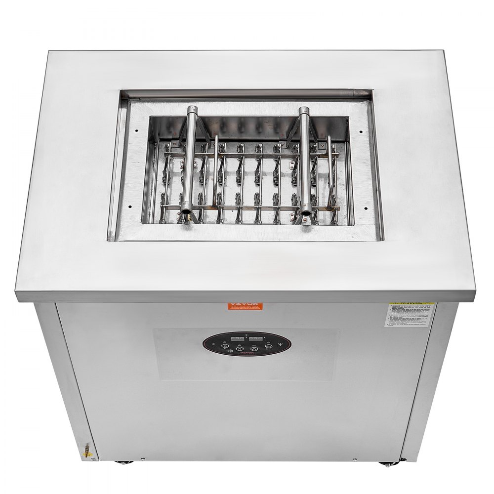 VEVOR Commercial Ice Cream Maker, Single Mold Set - 40-Piece Ice Cream Maker, Stainless Steel Commercial Ice Cream Maker for Sticks, Ice Cream Maker for Bars, Cafes, Milk Tea Shops