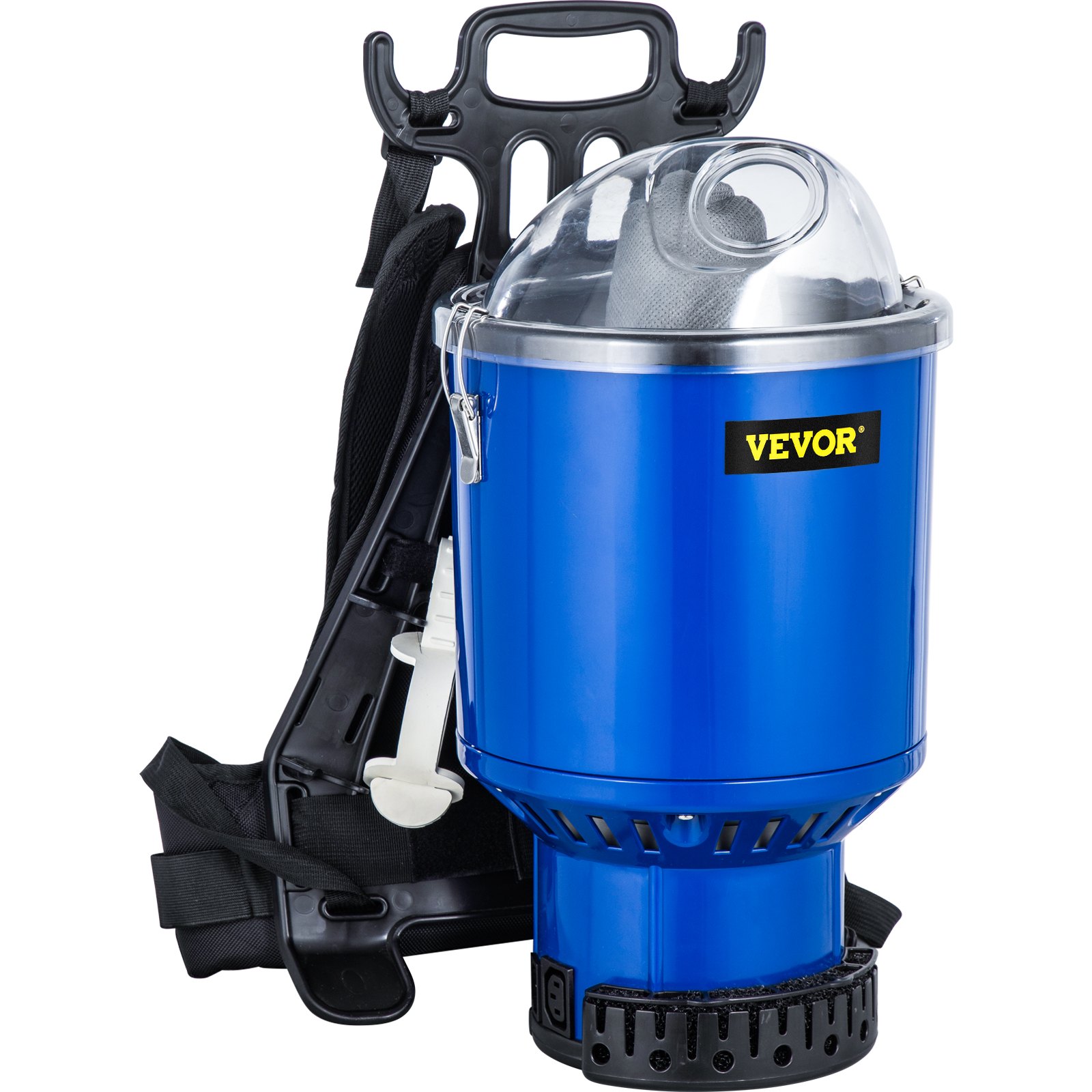 VEVOR Aspiradora de Mochila 1000 W Aspiradora de Mochila Comercial 4 L Aspiradora Profesional Portátil 3,26 L / s Aspiradora de Mochila Filtro HEPA Aspiradora de Espalda con Cable 18 m 33x33x58 cm