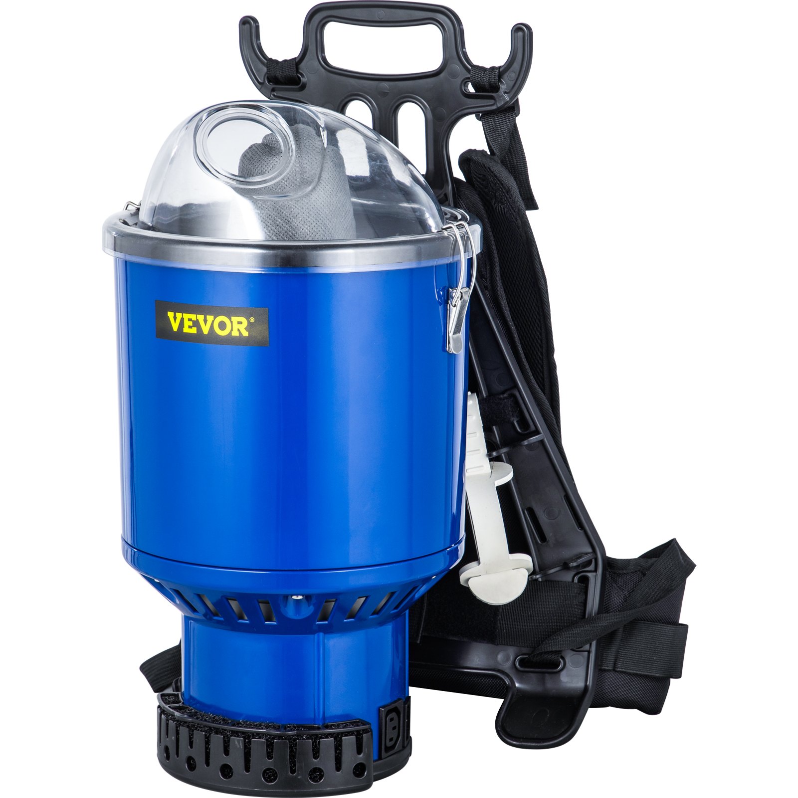 VEVOR Aspiradora de Mochila 1000 W Aspiradora de Mochila Comercial 4 L Aspiradora Profesional Portátil 3,26 L / s Aspiradora de Mochila Filtro HEPA Aspiradora de Espalda con Cable 18 m 33x33x58 cm
