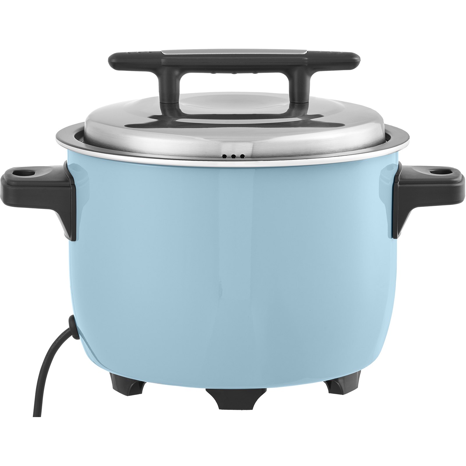 VEVOR Olla Arrocera Comercial de 23 Tazas 4,2 L Calentador con Olla Interior Antiadherente Cocción Rápida y Mantenimiento del Calor durante 24 Horas con Taza y Paleta para Arroz, 480 x 390 x 330 mm