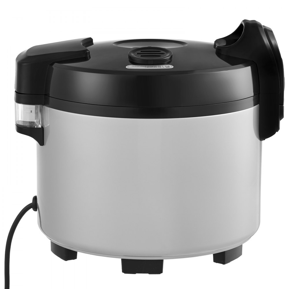 VEVOR Olla Arrocera Comercial de 20 Tazas, 3,6 L, Calentador con Olla Interior Antiadherente, Cocción Rápida y Mantenimiento del Calor durante 12 Horas, Taza de Arroz y Paleta, 400 x 350 x 350 mm