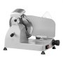 VEVOR Cortadora Eléctrica Comercial 340 W, Hoja Acero Inoxidable 250 mm, 360 RPM, Grosor Ajustable, para Jamón, Embutidos, Carne, Queso, Verduras y Frutas