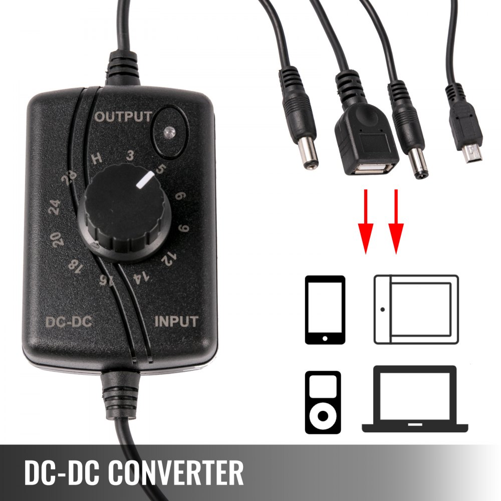 Vevor Cargador Manivela Manual 30 W, Impermeable Verde Corriente De 1,5-2a