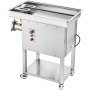 VEVOR Picadora de Carne Eléctrica 10 kg/min, con Cuchilla, Placa de Molienda, Máquina para Hacer Salchichas, Acero Inoxidable para Cocina, Restaurante, Carnicería, 2200 W, 880 x 495 x 920 mm, 32#