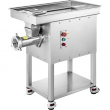 VEVOR Picadora de Carne Eléctrica 10 kg/min 2200 W 880 x 495 x 920 mm 32# Plata