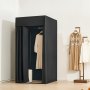 VEVOR Probador Portátil con Cortinas Gruesas de Poliéster, Espacio de Privacidad con Cortina de Sombra y Gancho, para Boutiques, Sastrerías y Actividades al Aire Libre, 99 x 99 x 198 cm, Negro