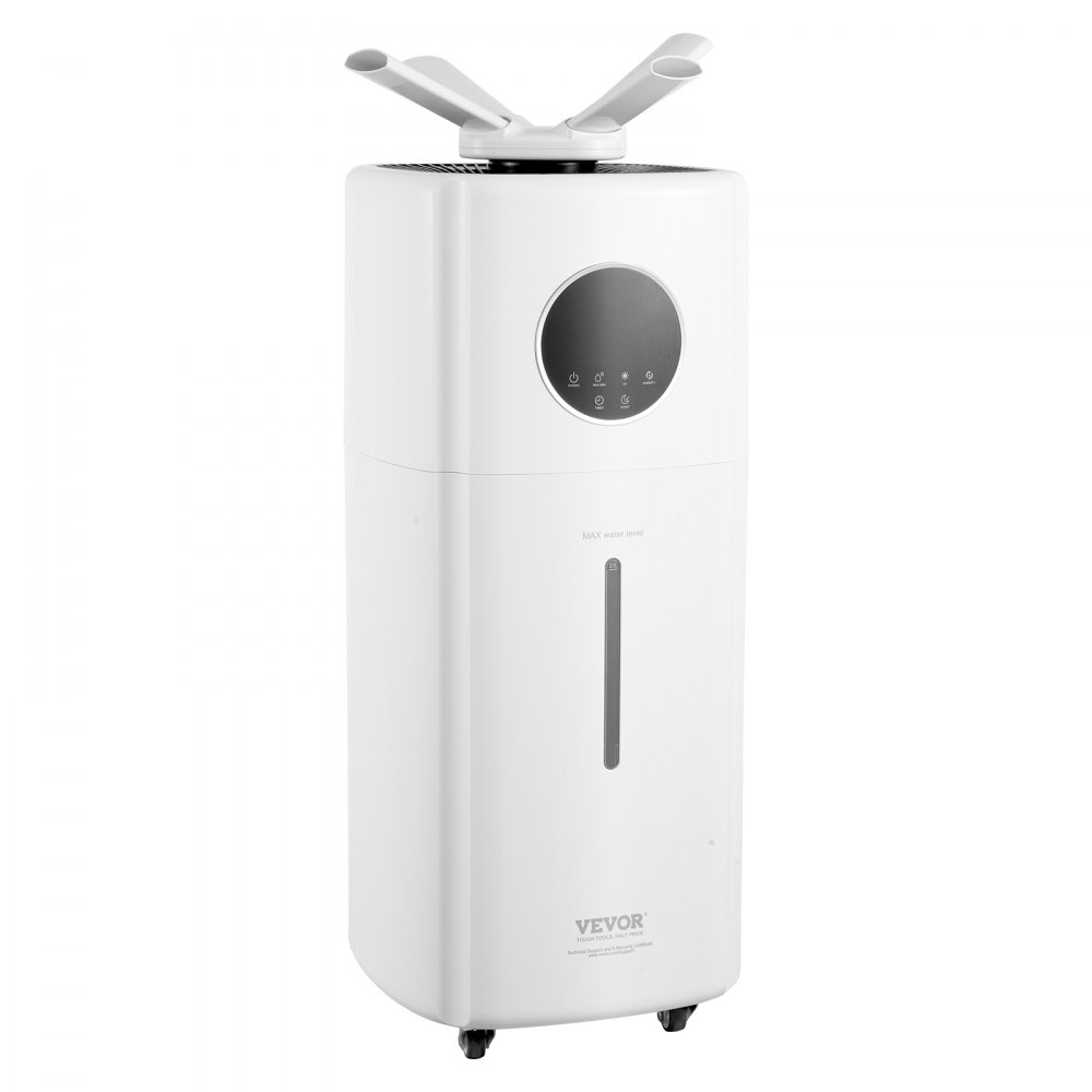 VEVOR Humidificador Comercial 21 L Vapor Frío 44-120 m² 35,5 x 35,5 x 103,5 cm