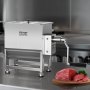 VEVOR manual meat mixer, meat processing device (maximum mixing of 13.6 kg of meat), stainless steel meat mixer, sausage mixer with reduction gear, hand mixer for minced meat