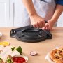 VEVOR Prensa para Tortillas de Harina 12 pulgadas Hierro Fundido con Mango, para Diversos Tipos de Panes Planos, con 50 Hojas de Papel Pergamino, para Cocinas, Restaurantes, Panaderías, Quesadillas