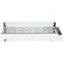 VEVOR commercial food warmer with 8 containers (each 8 Qt / 1/2 size), electric steam table with glass cover, 1700 W stainless steel worktop, buffet bain-marie, 30-85 °C temperature control