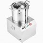 VEVOR Procesador de Alimentos y Picadora de Verduras, Acero Inoxidable de Grado Alimenticio 15 L con 2 Cuchillas Curvas S Adicionales, para Picar Verduras, Frutas, Granos y Nueces, 400 x 405 x 610 mm