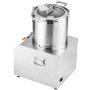 VEVOR Procesador de Alimentos y Picadora de Verduras, Acero Inoxidable de Grado Alimenticio 15 L con 2 Cuchillas Curvas S Adicionales, para Picar Verduras, Frutas, Granos y Nueces, 400 x 405 x 610 mm