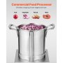 VEVOR Procesador de Alimentos y Picadora de Verduras 4 L 300 x 300 x 475 mm