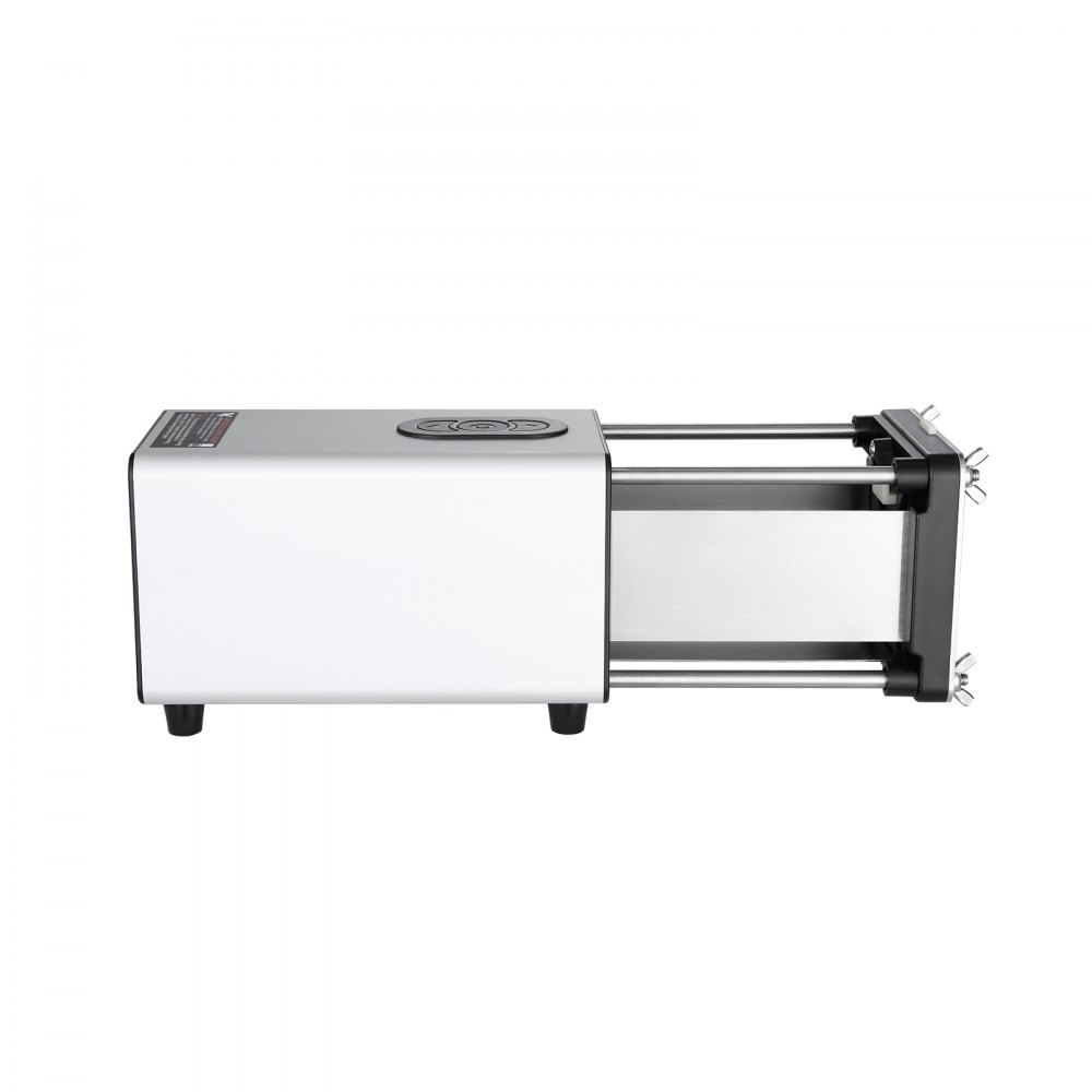 VEVOR Cortadora Eléctrica de Patatas Fritas Cortador de Papas con Cuchillas de Acero Inoxidable de 1/2" y 3/8" Cortador de Papas con Patas Antideslizantes para Pepinos, Verduras, Zanahorias, Plata