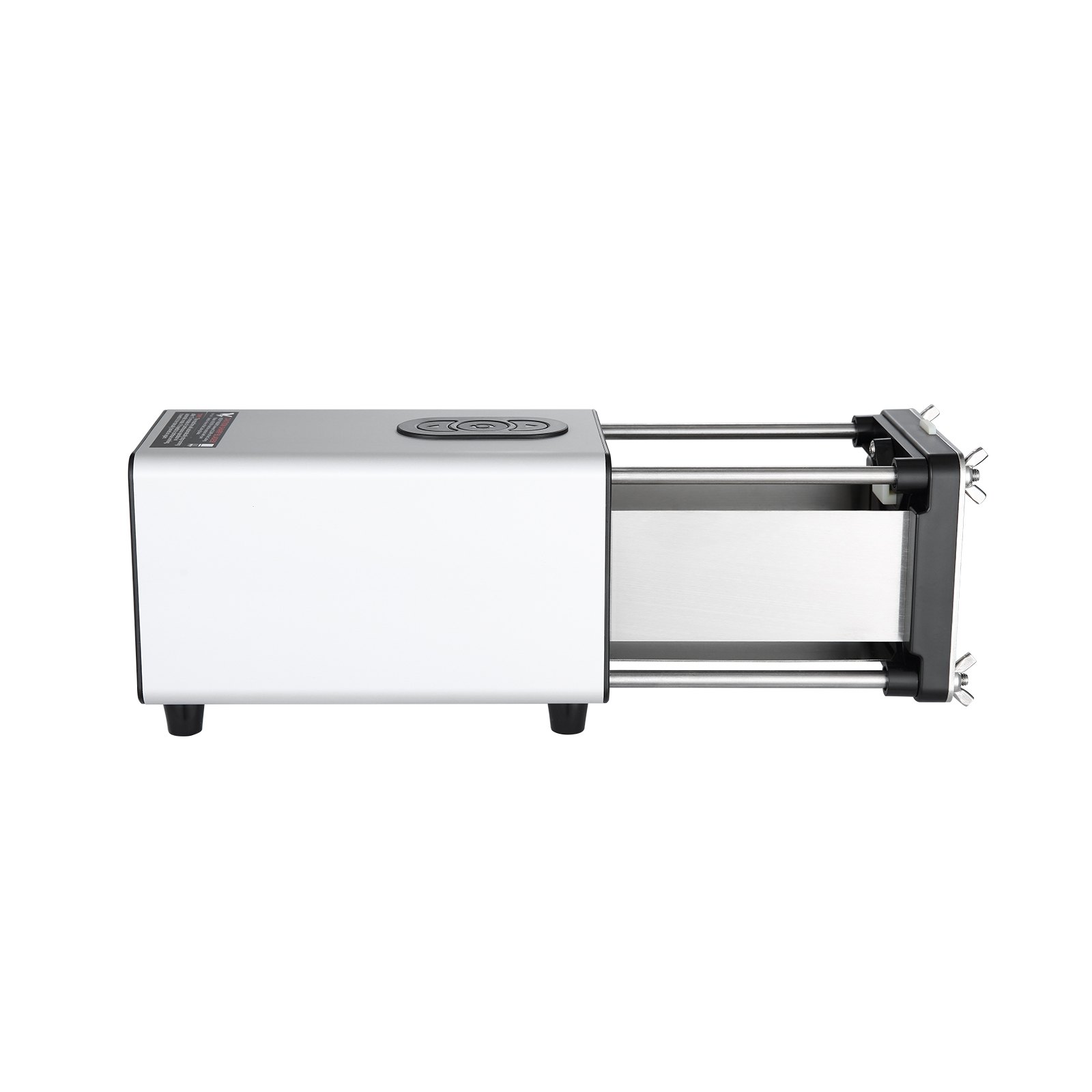 VEVOR Cortadora Eléctrica de Patatas Fritas Cortador de Papas con Cuchillas de Acero Inoxidable de 1/2" y 3/8" Cortador de Papas con Patas Antideslizantes para Pepinos, Verduras, Zanahorias, Plata