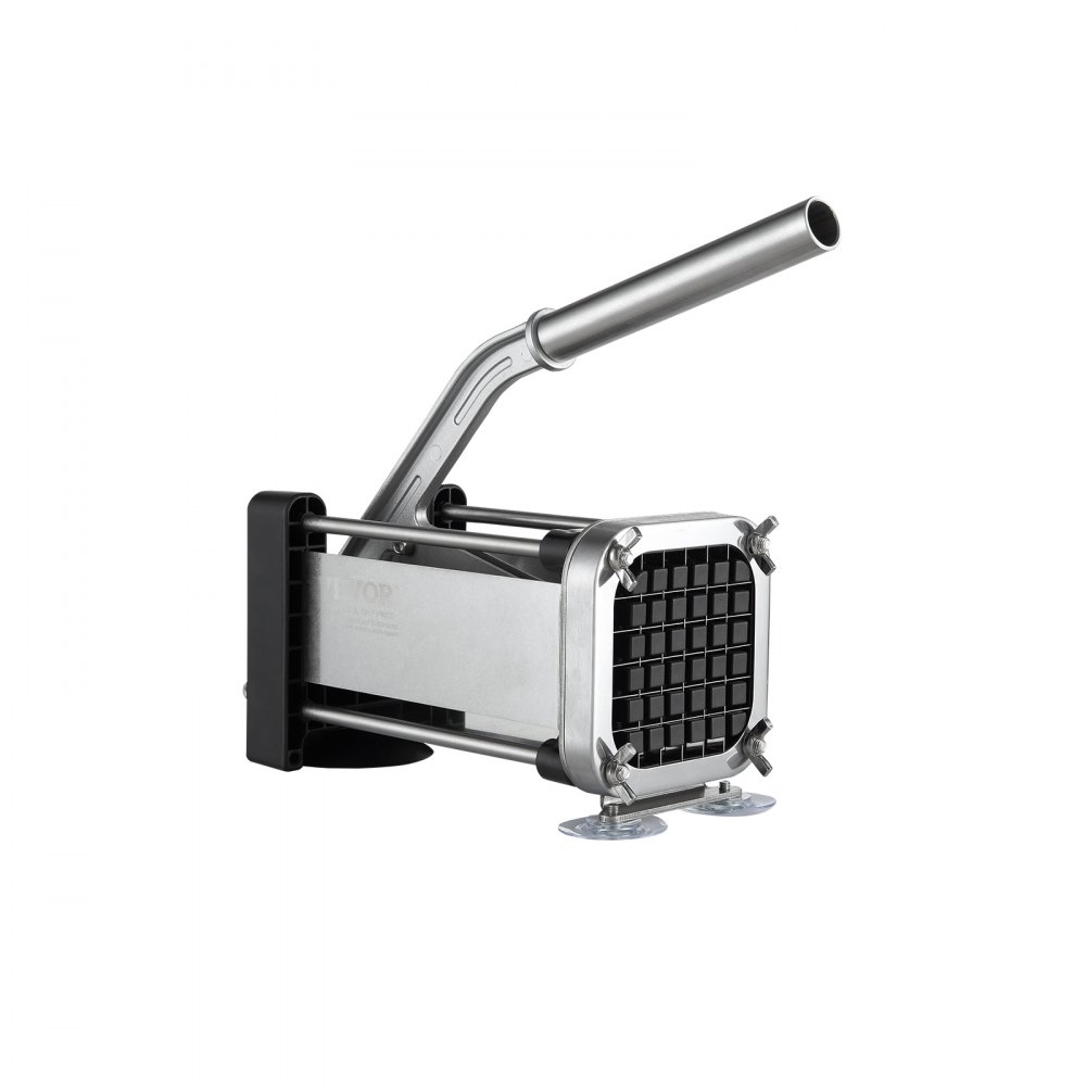 VEVOR Cortador de Papas con Cuchillas de Acero Inoxidable 1/2", 3/8" Cortador de Papas Manual con Ventosas Cortadora de Patatas Fritas Ideal para Papas, Papas Fritas, Pepinos, Verduras, Zanahorias
