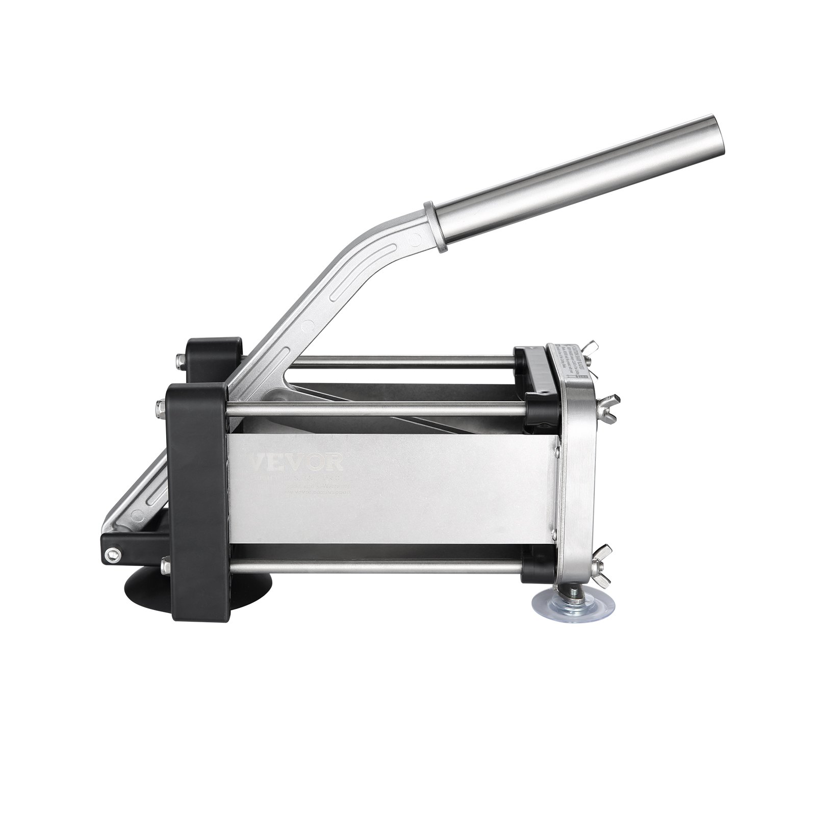 VEVOR Cortador de Papas con Cuchillas de Acero Inoxidable 1/2", 3/8" Cortador de Papas Manual con Ventosas Cortadora de Patatas Fritas Ideal para Papas, Papas Fritas, Pepinos, Verduras, Zanahorias