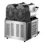 VEVOR Commercial Slushie Machine 3L x 2 Dual Tank Frozen Drink Machine, 24 Cup Stainless Steel Slushie Machine Soft Serve Maker for Parties, Restaurants, Cafes, Bars, Black