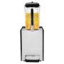 VEVOR Dispensador de Bebidas Comercial 12 L Máquina de Bebidas Frías Heladas de Acero Inoxidable 246 W Temperatura de Enfriamiento 7 a 12 °C para Restaurantes, Bares, Fiestas, 22,5x43x68 cm