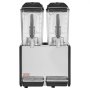 VEVOR Dispensador de Bebidas Comercial 12L x 2 Tanques, de Acero Inoxidable, Temperatura de Enfriamiento de 7°C a 12°C, Tanques de Policarbonato, para Bebidas Frías en Restaurantes, Bares y Fiestas