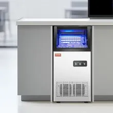 VEVOR Máquina para Hacer Hielo Independiente 36 Cubitos de Hielo 49,9 kg/24 h