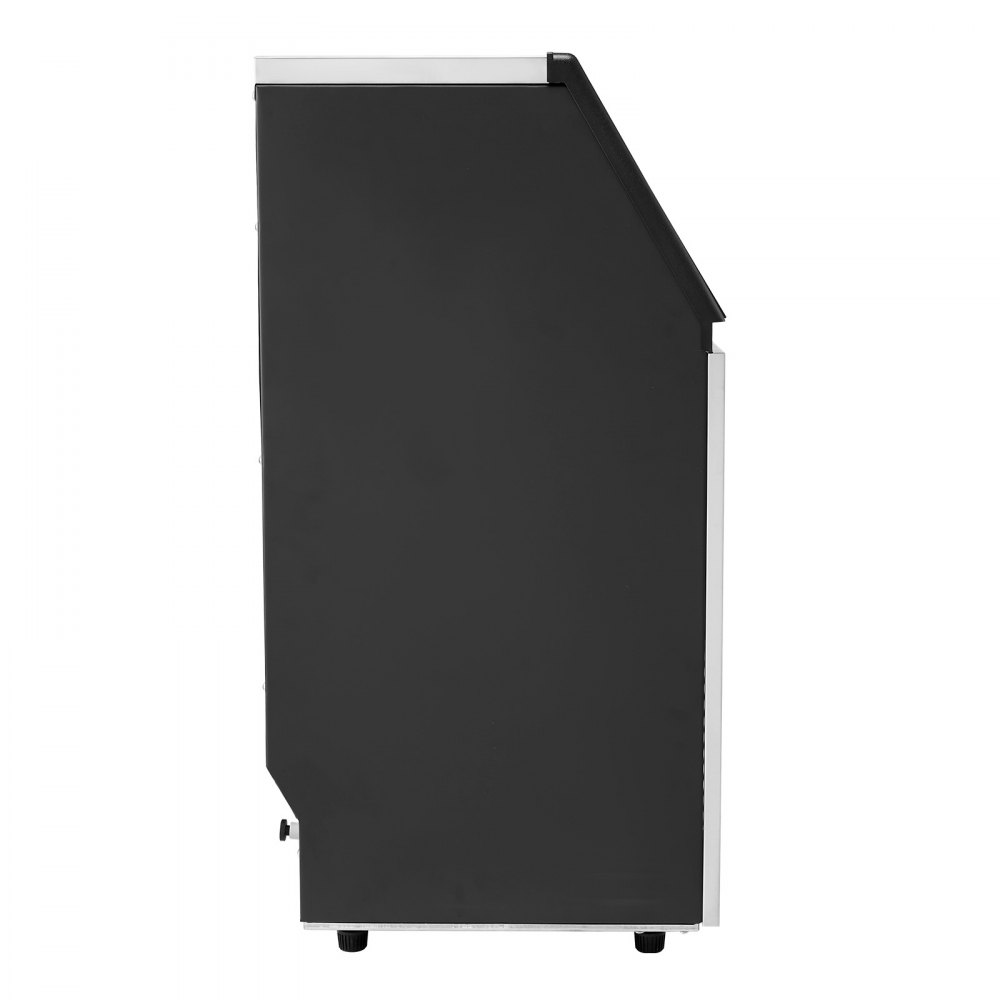 VEVOR commercial ice machine (54.43 kg/day) Ice maker with 14.97 kg storage capacity, 45 ice cubes in 15 minutes, LED digital display, freestanding, self-cleaning, for bar, office, restaurant